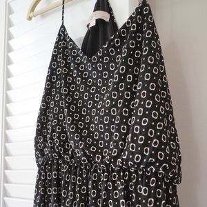 EUC ANN TAYLOR Black & White Pattern Dress • Sz SP